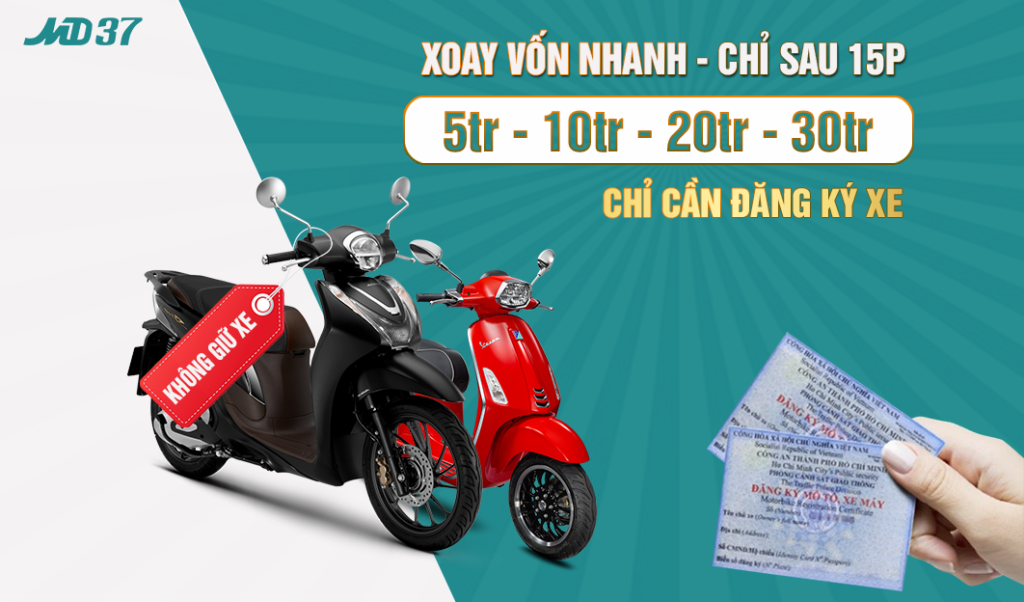 Hỗ trợ tiền qua đăng ký xe máy