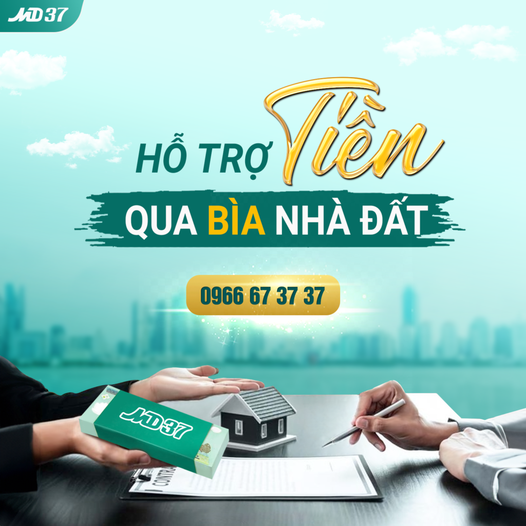 Hỗ trợ tiền qua bìa nhà dất