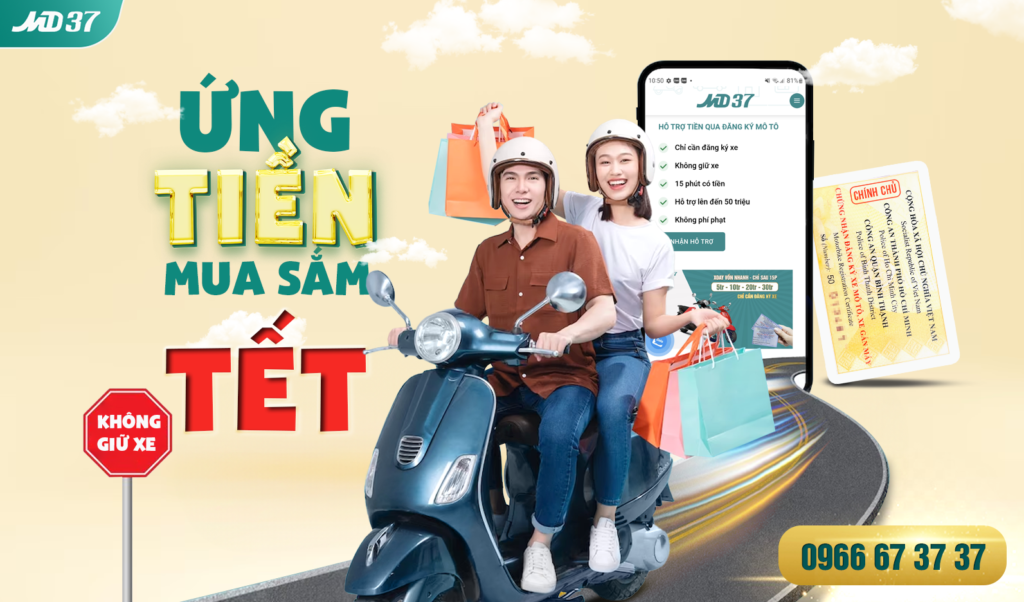 ứng tiền sắm tết